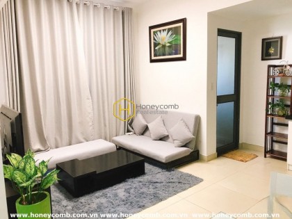 Căn hộ 2 phòng ngủ nội thất đơn giản tại Masteri Thảo Điền cho thuê với tầm nhìn tuyệt đẹp