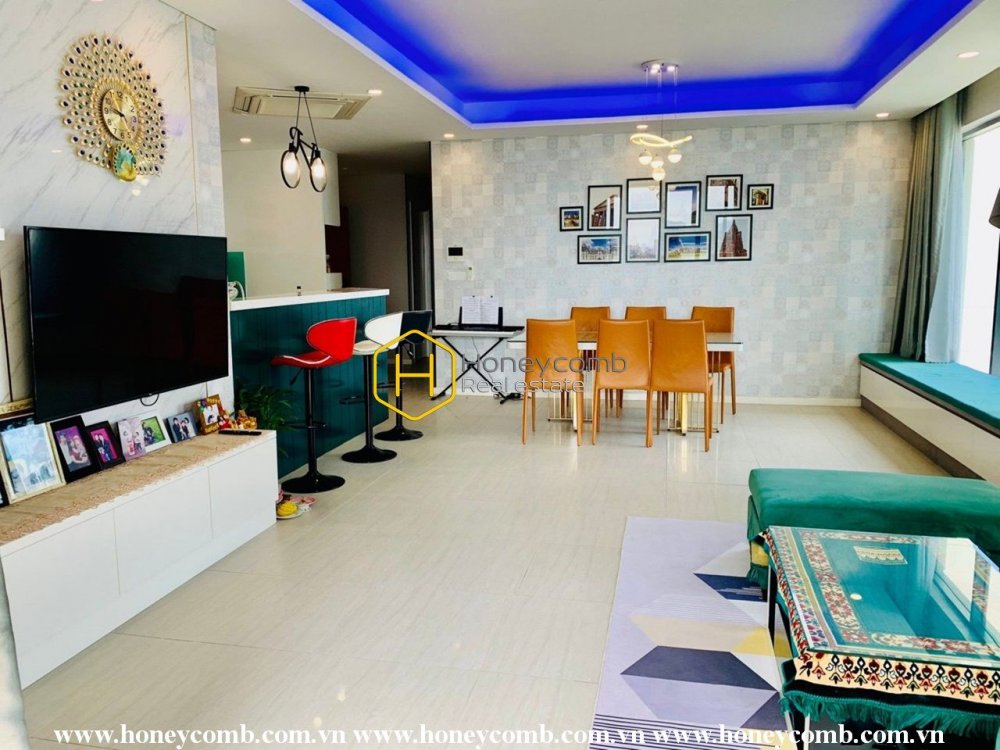 Explore the urban vibes in this modern Diamond Island apartment