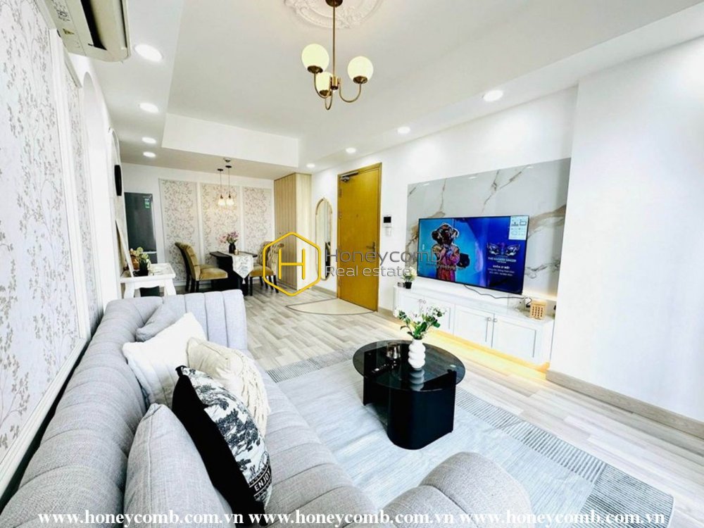 Căn hộ 2 phòng ngủ với đầy đủ nội thất ở Masteri Thảo Điền cho thuê