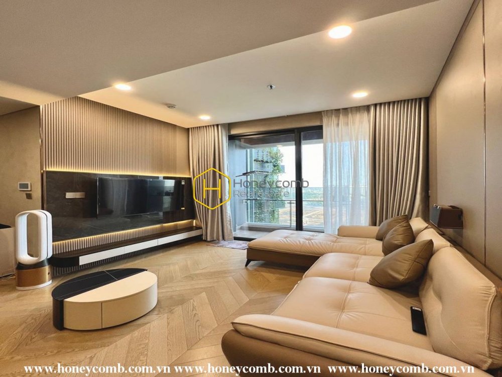 A multi-color apartment with unique decor in Lumiere Riverside