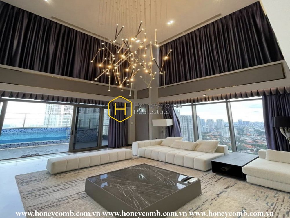 Cozy and elegant penthouse with paranomic city view in Nassim Thảo Điền