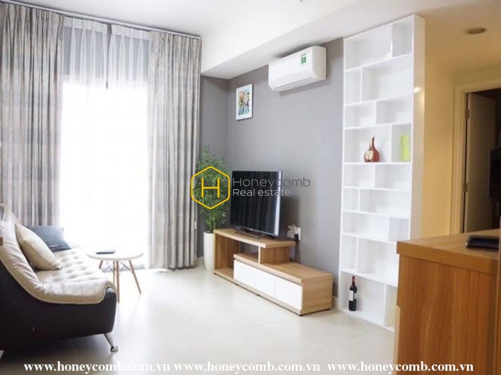 Căn hộ 1 phòng ngủ có ban công và nội thất tại Masteri Thảo Điền cho thuê