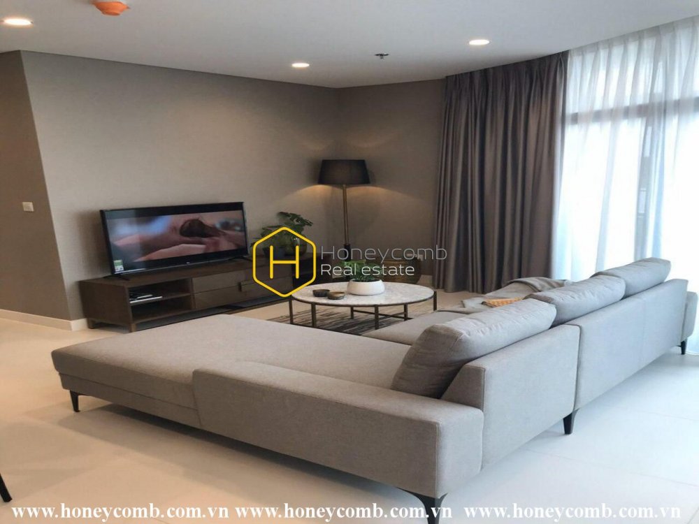 Căn hộ 2 phòng ngủ mới với nội thất tại City Garden