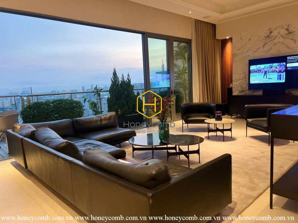 Bạn sẽ chẳng tìm được căn hộ penthouse nào sang trọng như căn Masteri An Phú này đâu