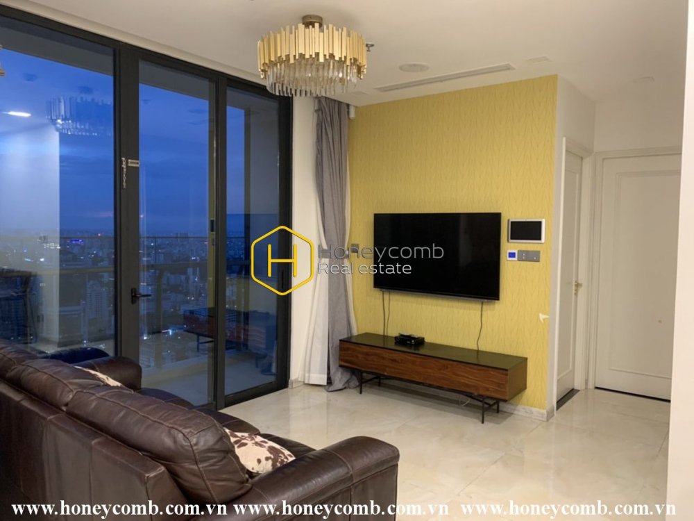 Căn hộ sang trọng với thiết kế cổ điển phương Tây ở Vinhomes Golden River cho thuê