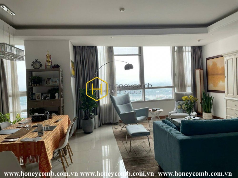 Luxury 3 beds apartment for rent in Xi Riverview