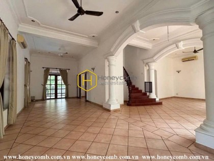 Warm tone villa with classical interiors and gorgeous space in District 2