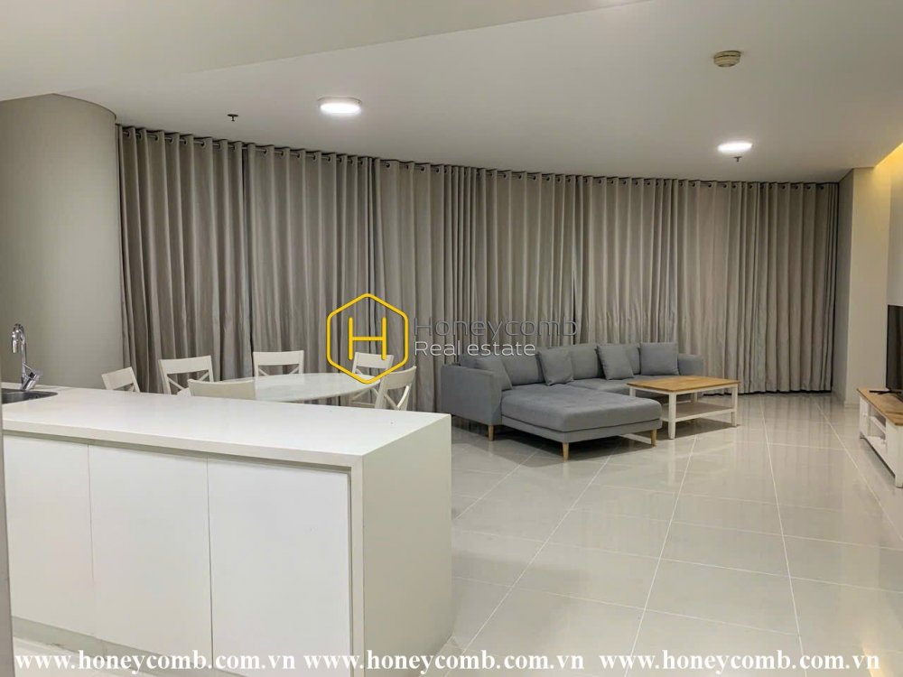 Căn hộ đẹp độc đáo với phong cách tối giản ở City Garden