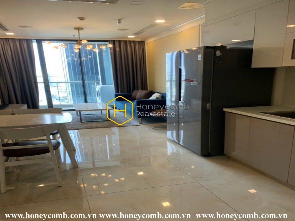 Căn hộ đấy ánh sáng với thiết kế tinh tế cho thuê ở Vinhomes Golden River