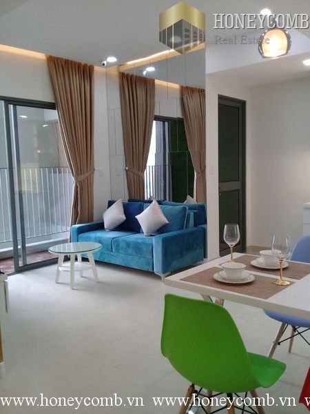 Nice Western designs with two bedrooms apartment in Masteri Thao Dien for rent