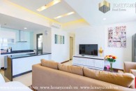 Two bedrooms apartment with beautiful furniture and high floor in Masteri Thao Dien for rent