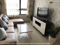 Two bedrooms apartment with pool view and low floor in Masteri Thao Dien for rent