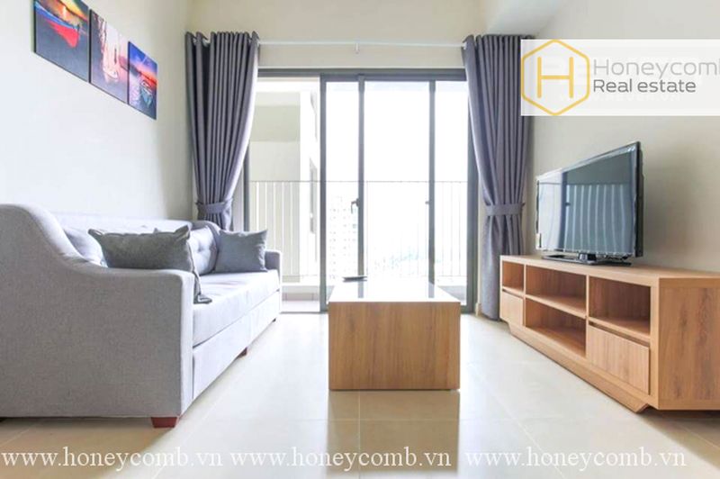  Căn hộ 2 phòng ngủ đơn giản nhìn ra sông tại Masteri Thảo Điền