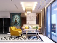 Luxury decoration 1 bedroom apartment in Vinhomes Central Park