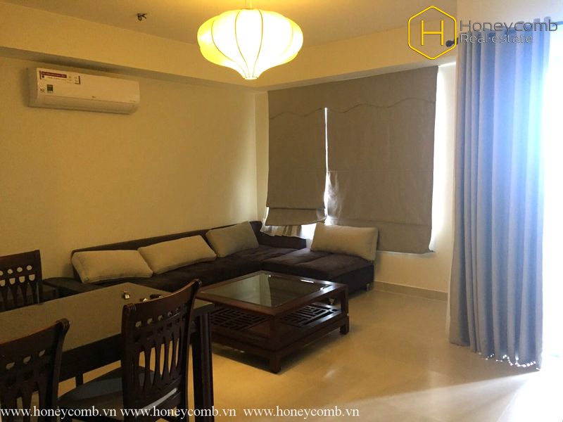 Căn hộ 2 phòng ngủ với tầm nhìn ra hồ bơi cho thuê tại Masteri Thảo Điền