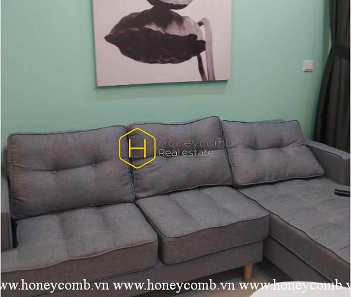 Căn hộ với nội thất cơ bản cùng tầm nhìn ra hồ bơi ấn tượng cho thuê tại Estella Heights