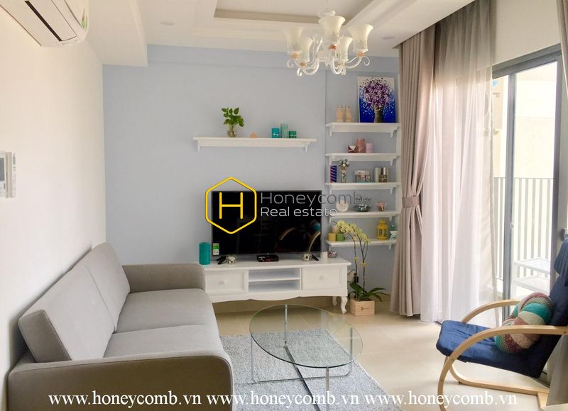 Căn hộ Masteri Thao Dien với 2 phòng ngủ cho thuê