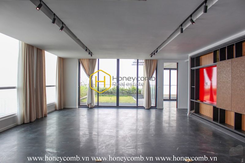 Hoàn thiện không gian sống trong mơ của bạn cùng căn PENTHOUSE rộng rãi và không nội thất này ở Thao Dien Pearl
