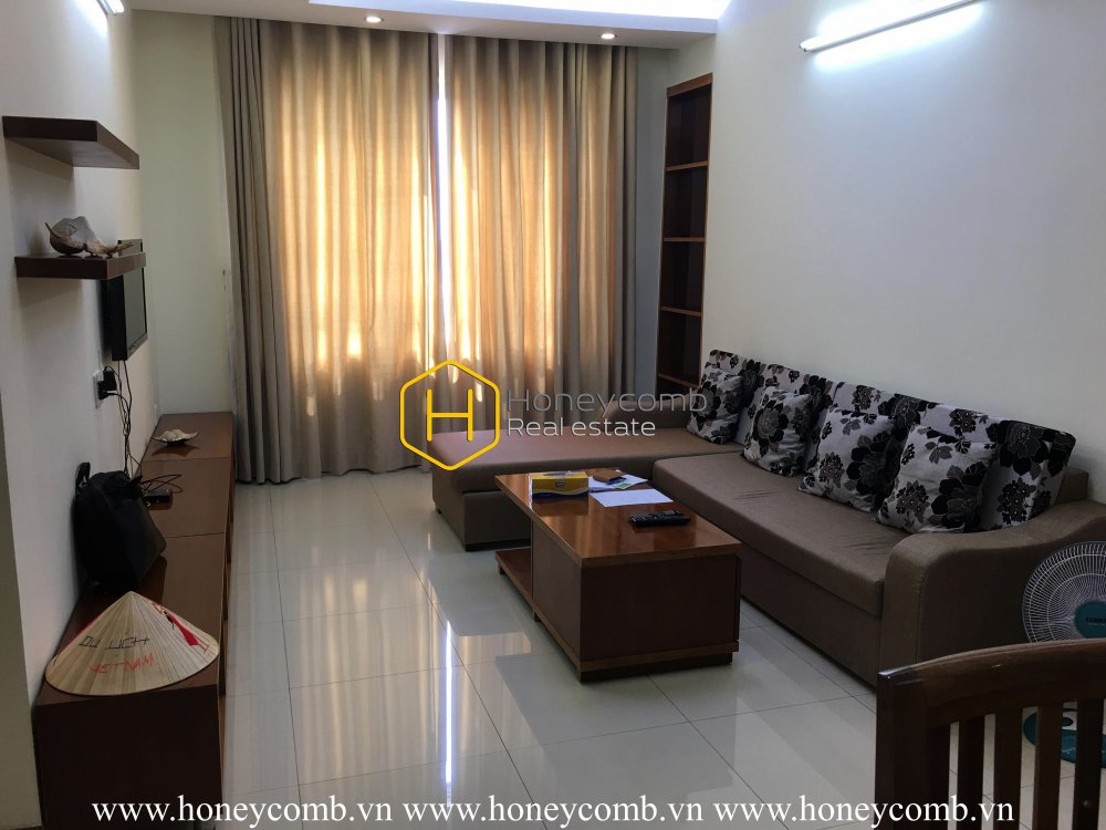 Ornately designed apartment with wooden interior for rent in Tropic Garden