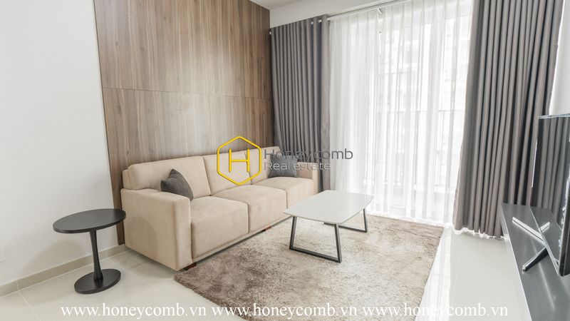 Căn hộ thiết kế hiện đại với cách bài trí ấn tượng với tông màu trắng cho thuê tại Vista Verde