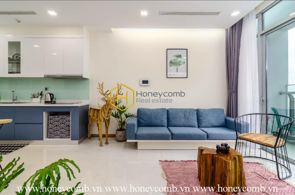 Căn hộ với tông màu sáng ở Vinhomes Central Park- Sự kết hợp hoàn hảo giữa hiện đại và thiên nhiên