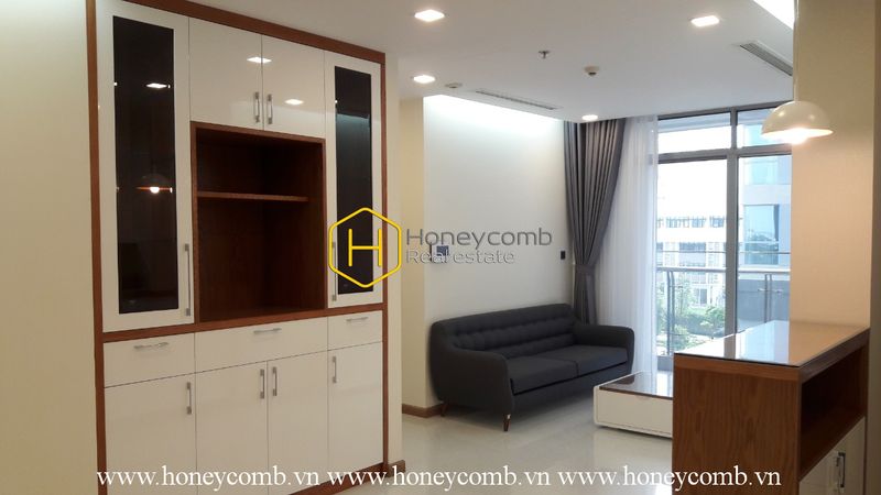 Thật là một căn hộ thiết kế đầy hiện đại! Hiện cho thuê tại Vinhomes Central Park