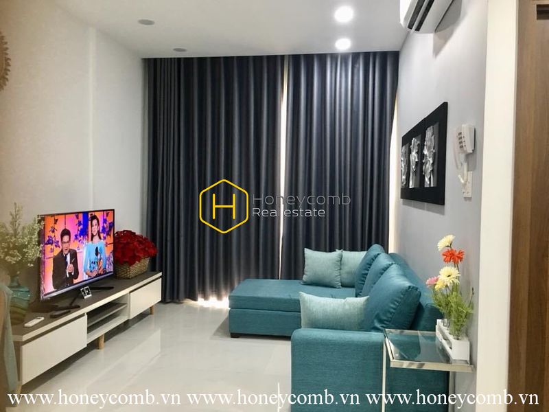 Căn hộ đáng yêu với tông màu xanh thuần khiết ở Wilton cho thuê