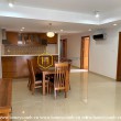 Semi-furnished apartment with simplified style for rent in River Garden