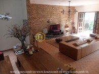 Charming villa with cottage design for rent in Thao Dien – District 2