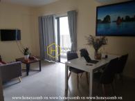 Classical apartment with basic wooden furniture in Masteri Thao Dien for lease