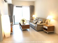 Three bedrooms apartment with simple furniture in Masteri for rent.