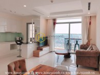 Comtemporary design with elegant interior apartment for rent in Vinhomes Central Park