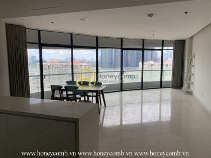 Large living space with this minimalist apartment for rent in City Garden