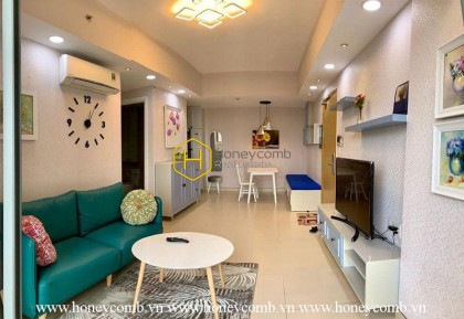 Nội thất đẹp với căn hộ 2 giường ngủ với tầm nhìn ra sông cho thuê tại Masteri Thảo Điền