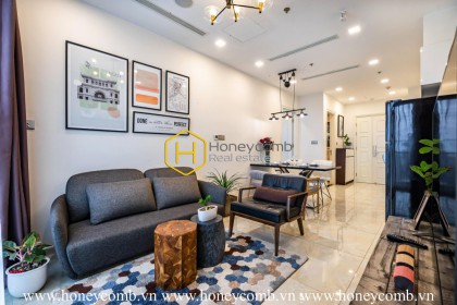 Căn hộ đậm chất nghệ thuật tại Vinhomes Golden River đang cho thuê - Sáng sủa, tao nhã & Hiện đại