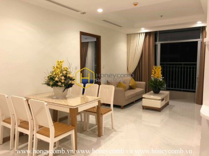 Antique elegance apartment in Vinhomes Central Park for rent