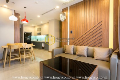 Innovative design apartment with contemporary style for rent in Vinhomes Central Park