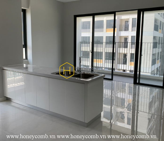 An unfurnished apartment at Masteri An Phu with modern design is ready for you to move in