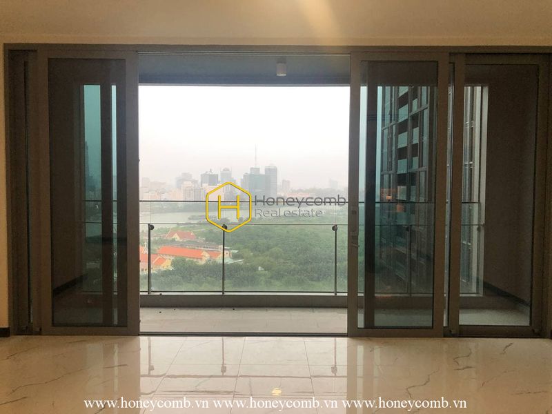 Khung cảnh yên tịnh trong căn hộ Empire City này đang đón chờ bạn đấy