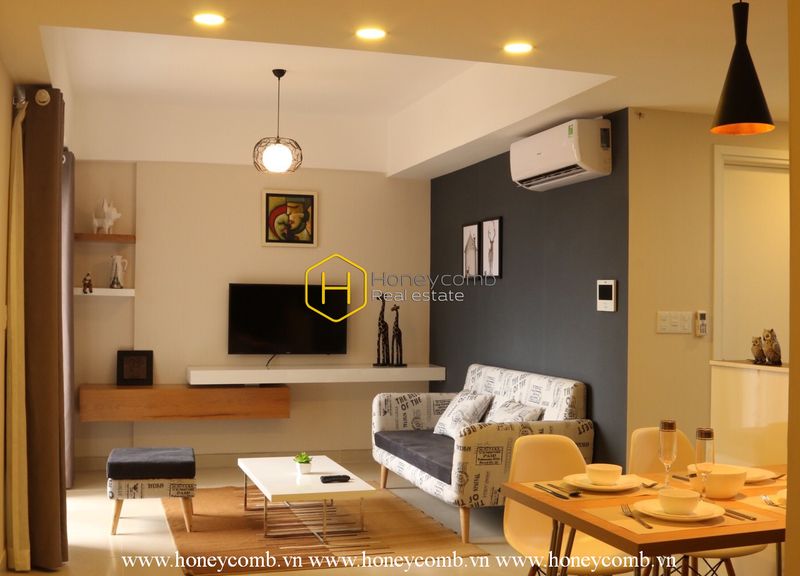 Căn hộ dễ thương, xinh xắn, 2 phòng ngủ cho thuê ở Masteri