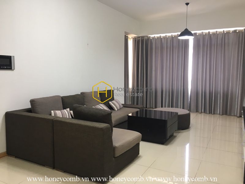 Feel the dynamic power spreading over the Saigon Pearl apartment