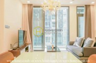 The combination of Asian and Western style created this 2 bedrooms apartment in Vinhomes Golden River