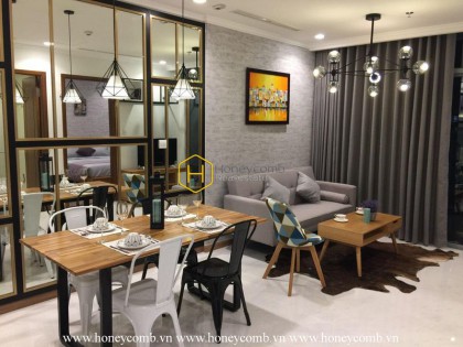 Elegantly designed 1 bedrooms apartment in Vinhomes Central Park for rent