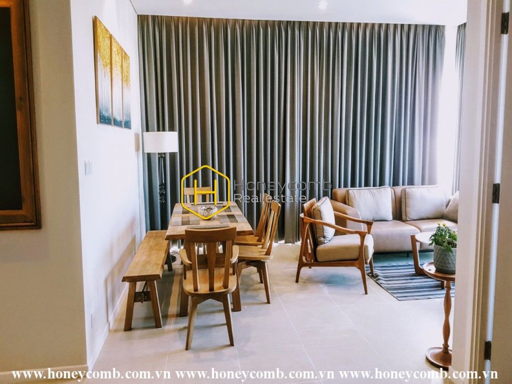 Thổn thức trái tim vì thiết kế đầy mê đắm trong căn hộ Diamond Island này