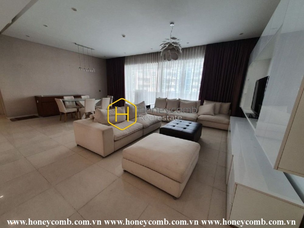 Charming pure-white tone apartment with modern design in The Estella for lease