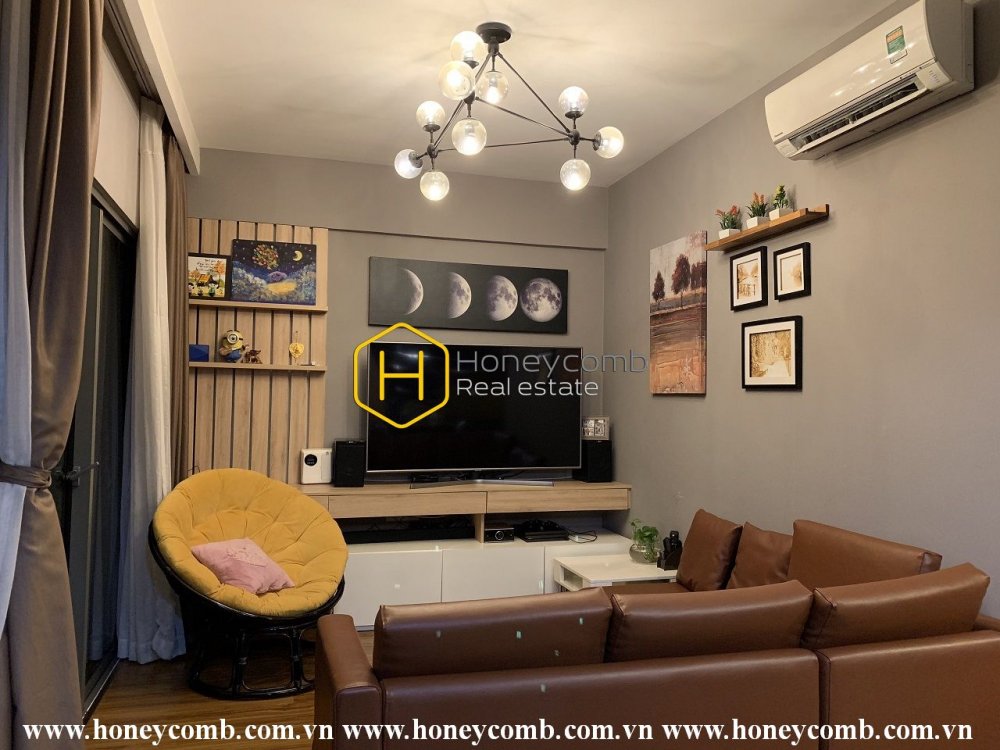 Căn hộ bài trí hoàn hảo với nội thất tân tiến cho thuê tại Masteri Thảo Điền