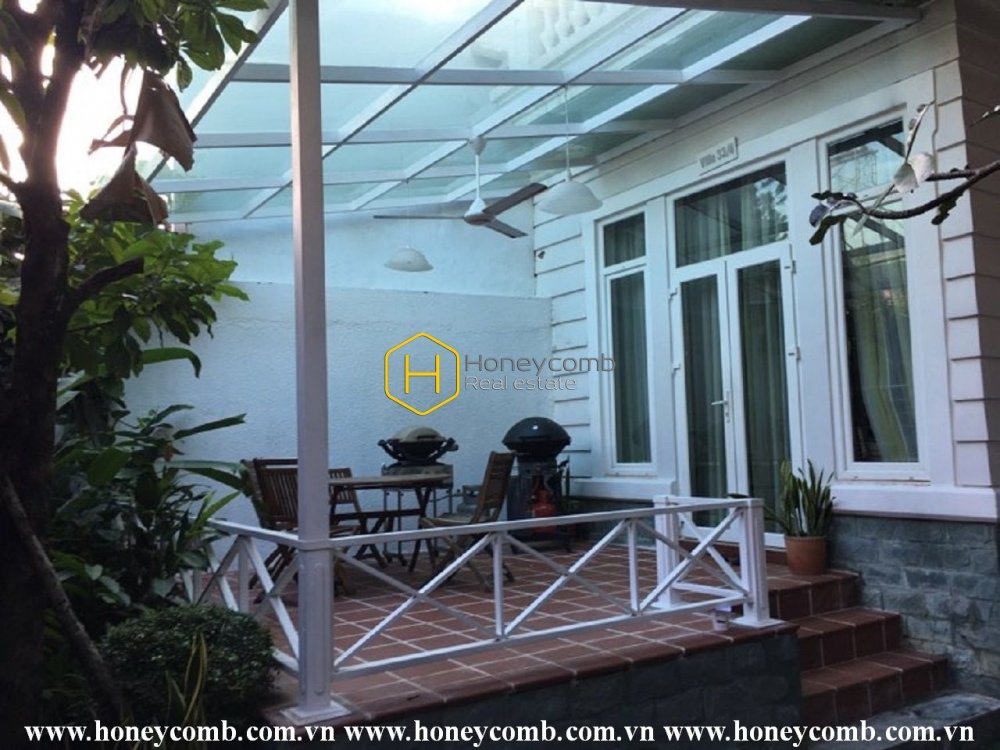 Beautiful aesthetic villa with classic interiors and airy swimming pool in District 2