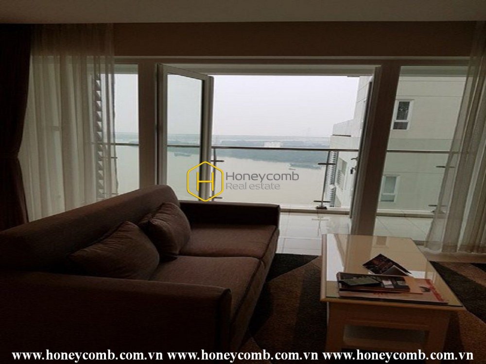 Cho thuê căn hộ với thiết kế thành thị kết hợp với các gam màu tương phản tại Diamond Island