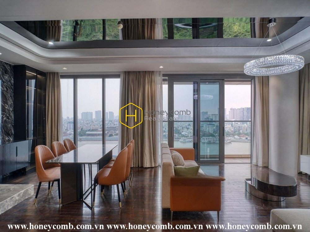 Không ngôn từ nào có thể diễn tả hết được vẻ quí tộc và hiện đại trong căn hộ Empire City này
