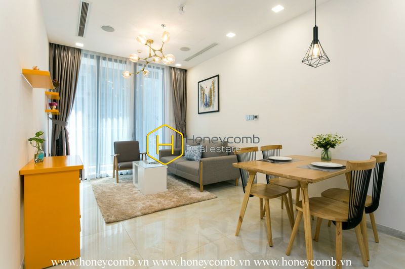 Căn hộ mang phong cách thiết kế độc đáo đầy nghệ thuật cho thuê tại Vinhomes Golden River